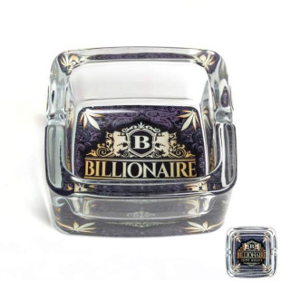 Billionaire Square Glass Ashtray – 12/...