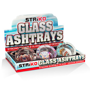 STRíKO™ Round Glass Ashtray - Indian ...