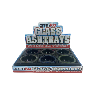 STRíKO™ Round Glass Ashtray - Cartoon...