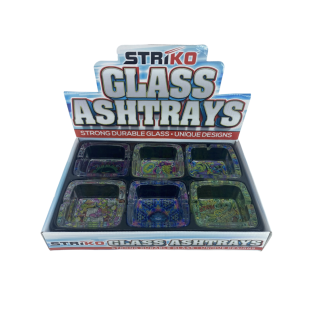 STRíKO™ Square Glass Ashtray – Cart...