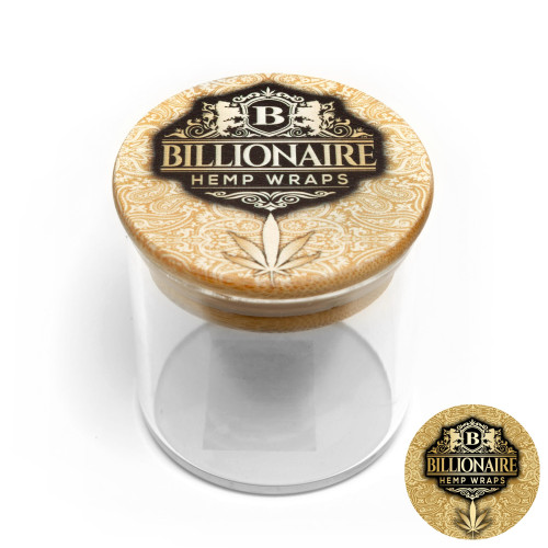 Billionaire Glass Jar - Large 68mm - 12/6's Billionaire Glass Jar - Large 68mm - 12/6's