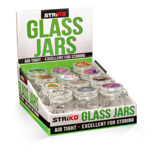 STRiKO Glass Jar w/Clamp - Mix 12/12's