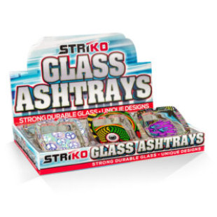 STRíKO™ Square Glass Ashtray – Cart...