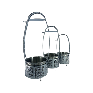 Set of Three Standard Charcoal Holders